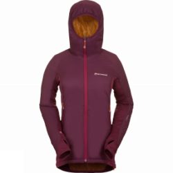 Montane Womens Glaze Ice Jacket Saskatoon Berry/Inca Gold
